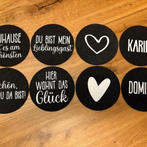 Filzuntersetzer rund – Foto 1 von 6
