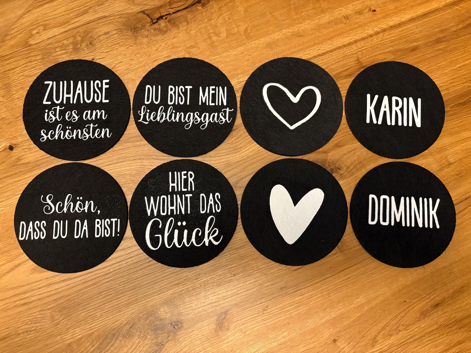 Filzuntersetzer rund – Foto 1 von 6