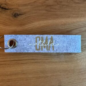 Personalisierte Schlüsselanhänger aus Filz – Foto 1 von 5