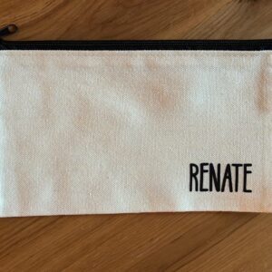 Personalisierte Kosmetiktasche mit Name oder Wunschwort – Foto 1 von 2